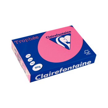 Papier A4 80g divers coloris intenses - CLAIREFONTAINE - 500F